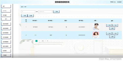基于Spring Boot與Vue的寵物服務管理系統(tǒng)設計與實現(xiàn)